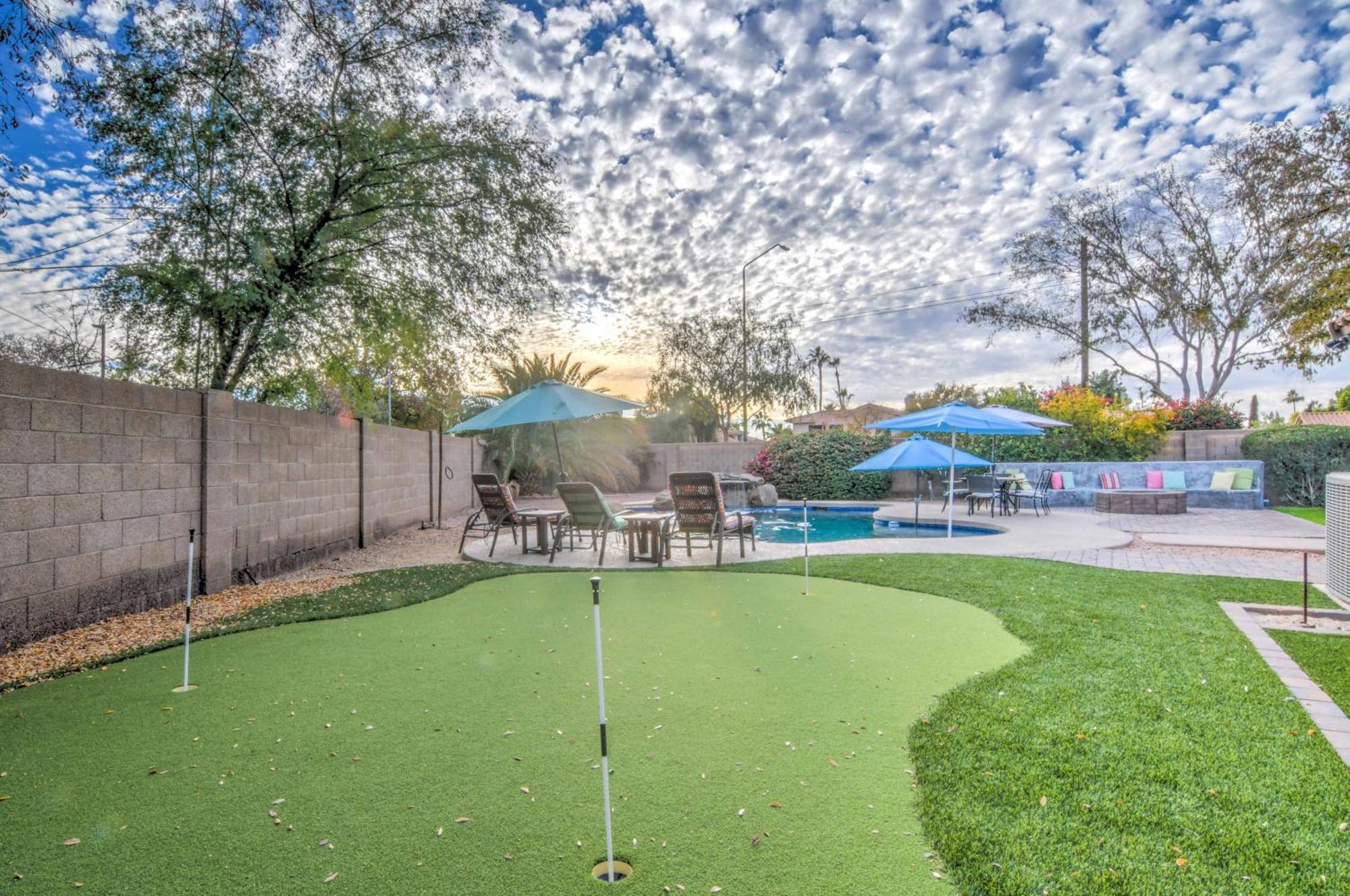 Route 66 Oasis In Downtown Gilbert With Heated Pool & Mini Golf Villa Exterior foto